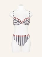 MARYAN MEHLHORN Basic-Bikini-Hose BREEZE, Farbe: CREME/ DUNKELBLAU/ DUNKELROT (Bild 1)