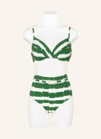 MARYAN MEHLHORN High-Waist-Bikini-Hose RADIANCE, Farbe: WEISS/ GRÜN (Bild 1)