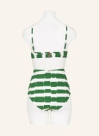 MARYAN MEHLHORN High-Waist-Bikini-Hose RADIANCE, Farbe: WEISS/ GRÜN (Bild 1)