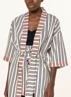 MARYAN MEHLHORN Kimono BREEZE mit 3/4-Arm, Farbe: CREME/ DUNKELBLAU/ DUNKELROT (Bild 1)