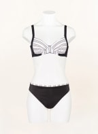 Lidea Basic-Bikini-Hose COASTLINES, Farbe: SCHWARZ/ WEISS/ CREME (Bild 1)