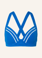 Lidea Bügel-Bikini-Top CAPTAIN, Farbe: BLAU/ WEISS (Bild 1)