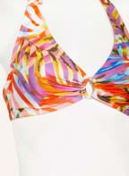 Lidea Neckholder-Bikini-Top CIRCUS, Farbe: WEISS/ ORANGE/ LILA (Bild 1)