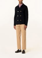 VALENTINO Knit blazer regular fit, Color: DARK BLUE (Image 1)