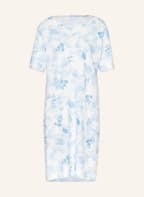 mey Nachthemd Serie VERENA , Farbe: WEISS/ HELLBLAU (Bild 1)