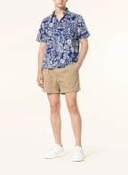 POLO RALPH LAUREN Kurzarm-Hemd MADRAS Custom Fit, Farbe: BLAU/ WEISS (Bild 1)