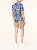 POLO RALPH LAUREN Kurzarm-Hemd MADRAS Custom Fit, Farbe: BLAU/ WEISS (Bild 1)
