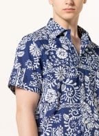 POLO RALPH LAUREN Kurzarm-Hemd MADRAS Custom Fit, Farbe: BLAU/ WEISS (Bild 1)