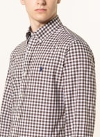 POLO RALPH LAUREN Hemd Custom Fit, Farbe: WEISS/ DUNKELBRAUN (Bild 1)