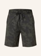 Juvia Sweat shorts, Color: DARK GREEN/ DARK GRAY (Image 1)