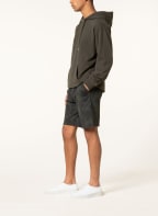 Juvia Sweat shorts, Color: DARK GREEN/ DARK GRAY (Image 1)