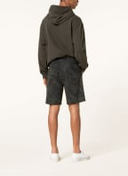 Juvia Sweat shorts, Color: DARK GREEN/ DARK GRAY (Image 1)
