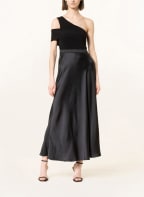 TED BAKER One-Shoulder-Kleid IVENA im Materialmix, Farbe: SCHWARZ (Bild 1)