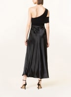 TED BAKER One-Shoulder-Kleid IVENA im Materialmix, Farbe: SCHWARZ (Bild 1)