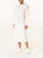 FABIANA FILIPPI Cardigan with merino wool, Color: ECRU (Image 1)