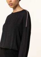 FABIANA FILIPPI Kleid im Materialmix, Farbe: SCHWARZ (Bild 1)