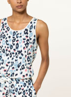 mey Lounge-Jumpsuit Serie AYLEEN, Farbe: WEISS/ HELLBLAU/ DUNKELBLAU (Bild 1)
