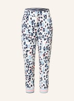 mey 3/4-Lounge-Hose Serie AYLEEN , Farbe: WEISS/ HELLBLAU/ DUNKELBLAU (Bild 1)