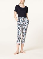 mey 3/4-Lounge-Hose Serie AYLEEN , Farbe: WEISS/ HELLBLAU/ DUNKELBLAU (Bild 1)