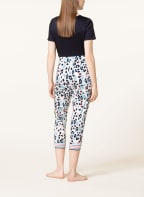 mey 3/4-Lounge-Hose Serie AYLEEN , Farbe: WEISS/ HELLBLAU/ DUNKELBLAU (Bild 1)