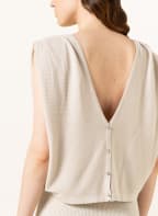 ba&sh Strickweste LASTIEN, Farbe: BEIGE (Bild 1)