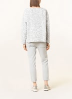 Juvia Sweatshirt, Farbe: HELLGRAU/ WEISS (Bild 1)
