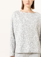 Juvia Sweatshirt, Farbe: HELLGRAU/ WEISS (Bild 1)