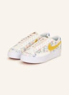 Nike Sneaker BLAZER LOW PLATFORM, Farbe: WEISS/ BLAU/ DUNKELGELB (Bild 1)