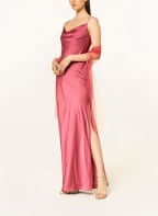 unique Abendkleid mit Stola, Farbe: DUNKELROT (Bild 1)