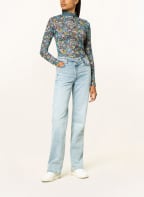 rich&royal Longsleeve aus Mesh, Farbe: BLAU/ GRÜN/ LILA (Bild 1)