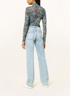 rich&royal Longsleeve aus Mesh, Farbe: BLAU/ GRÜN/ LILA (Bild 1)