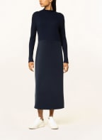 rich&royal Kleid im Materialmix, Farbe: DUNKELBLAU (Bild 1)