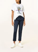 rich&royal T-shirt GOOD DAY with decorative gems, Color: WHITE (Image 1)