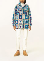 rich&royal Jacke, Farbe: BEIGE/ DUNKELLILA/ BLAU (Bild 1)