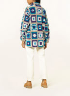 rich&royal Jacke, Farbe: BEIGE/ DUNKELLILA/ BLAU (Bild 1)