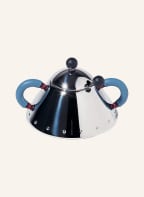 ALESSI Sugar bowl, Color: SILVER/ LIGHT BLUE (Image 1)