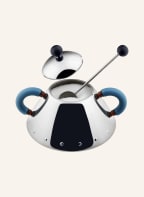 ALESSI Sugar bowl, Color: SILVER/ LIGHT BLUE (Image 1)