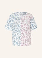 CLAUDIE PIERLOT T-Shirt TIVOINE, Farbe: WEISS/ HELLBLAU/ ROSA (Bild 1)