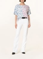 CLAUDIE PIERLOT T-Shirt TIVOINE, Farbe: WEISS/ HELLBLAU/ ROSA (Bild 1)