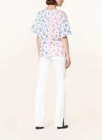 CLAUDIE PIERLOT T-Shirt TIVOINE, Farbe: WEISS/ HELLBLAU/ ROSA (Bild 1)