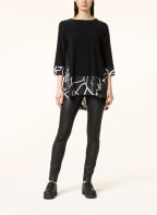 Joseph Ribkoff Blusenshirt im Materialmix, Farbe: SCHWARZ/ WEISS (Bild 1)