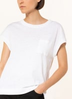 WHISTLES T-Shirt EMBER mit Leinen , Farbe: WEISS (Bild 1)
