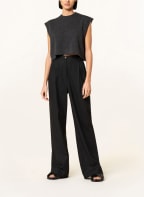 by Aylin Koenig Cropped-Stricktop LYNN aus Merinowolle, Farbe: DUNKELGRAU (Bild 1)