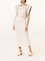 by Aylin Koenig Cropped-Top YUNA mit Leinen , Farbe: BEIGE (Bild 1)