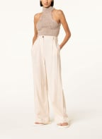 by Aylin Koenig Marlenehose WANDA mit Leinen, Farbe: ECRU (Bild 1)