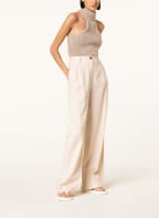 by Aylin Koenig Marlenehose WANDA mit Leinen, Farbe: ECRU (Bild 1)