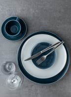 Rosenthal 12-piece Coffee dish set JUNTO, Color: DARK BLUE (Image 1)
