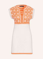 maje Strickkleid ROBY, Farbe: ECRU/ ORANGE/ HELLORANGE (Bild 1)