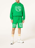 GUESS Sweat shorts , Color: GREEN/ WHITE (Image 1)