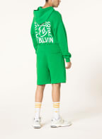 GUESS Sweat shorts , Color: GREEN/ WHITE (Image 1)